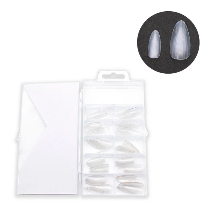 MELY TIPS UÑAS POSTIZAS SOFT GEL ALMENDRA X 100 PCS (LH5-7009)