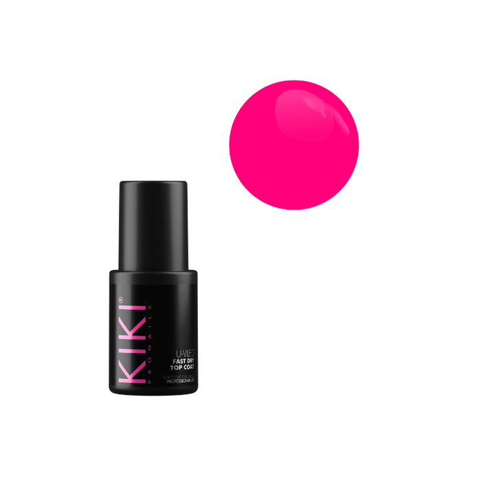 KIKI ESMALTE SEMIPERMANENTE - 163 RADICAL PINK  X 11 ML - 12716(12)