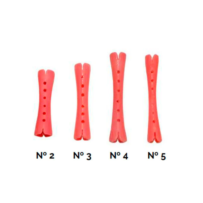 BIGUDI PLASTICO N 5 X 100 UN.