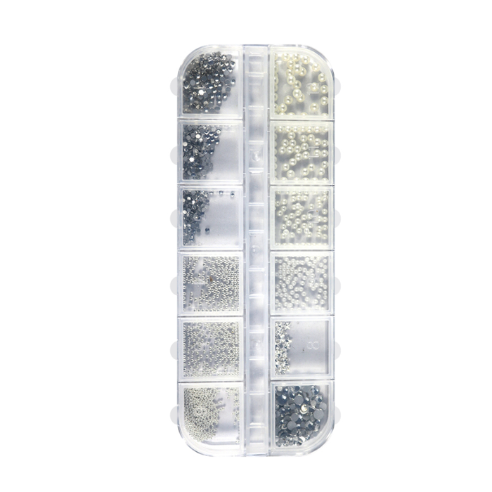 CHERIMOYA DECO PERLA Y STRASS DE UÑAS (BH011164)