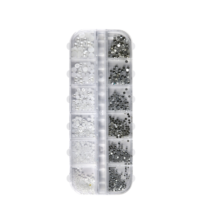 CHERIMOYA DECO PERLA Y STRASS DE UÑAS (BH011165)