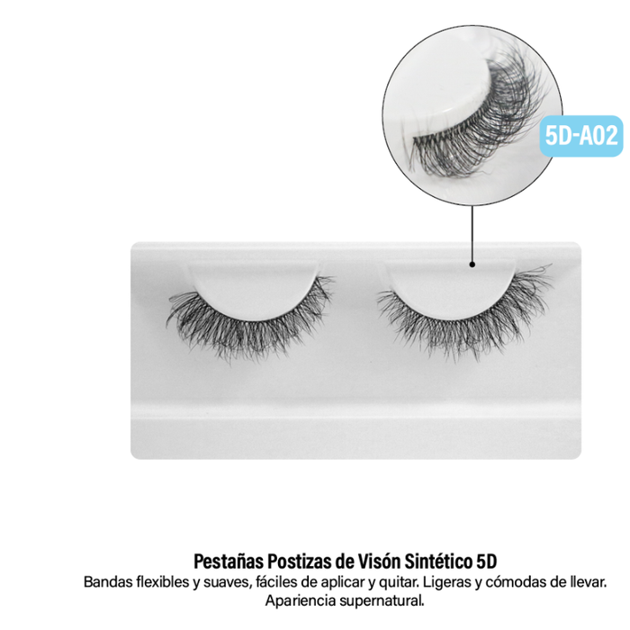 CHERIMOYA PESTAÑAS POSTIZAS 5D-A02 (BP00041)