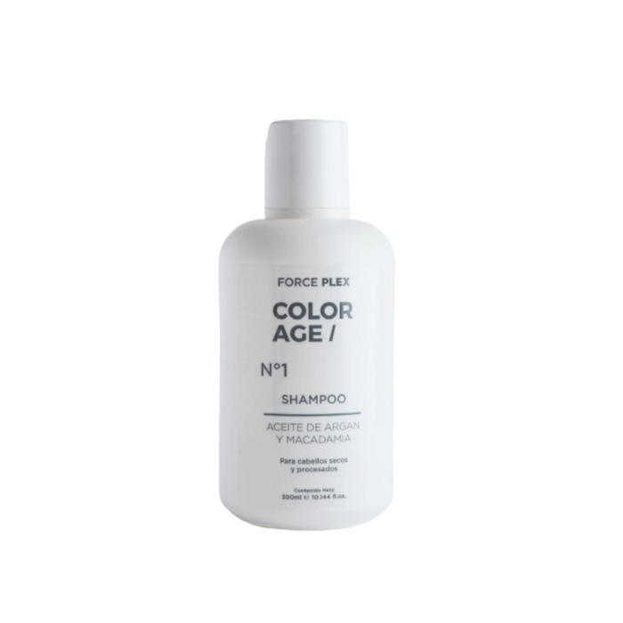 COLOR AGE FORCE PLEX SHAMPOO C/ ACEITE ARGAN X300ML