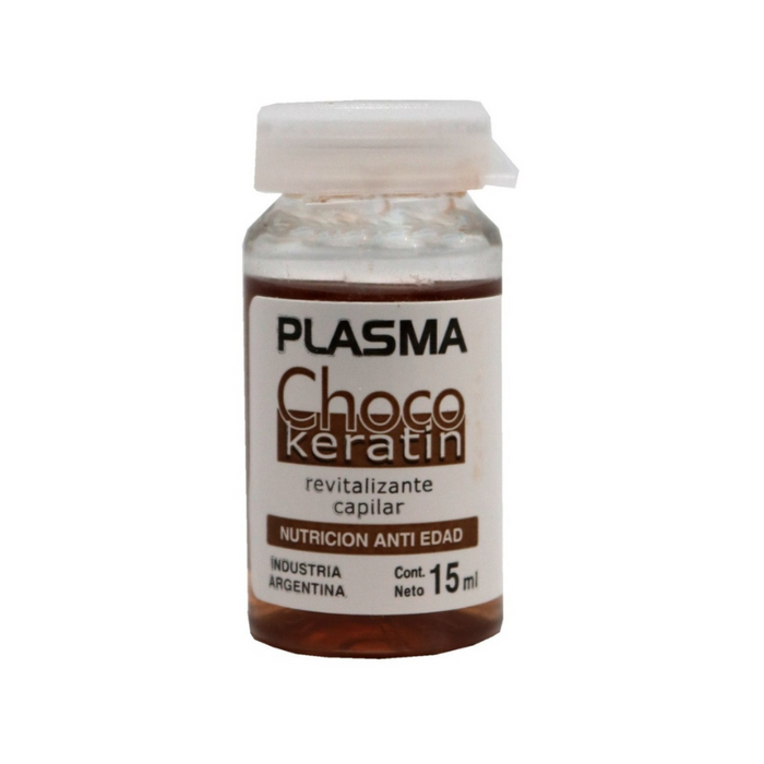 PLASMA KERATINCARE AMPOLLA CHOCO KERATIN NUTRICION X 16 ML - 6040