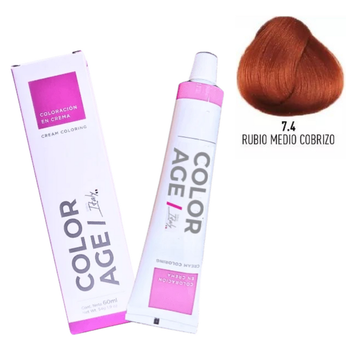 COLOR AGE COLORACION CREMA N 7.4 X 60 ML