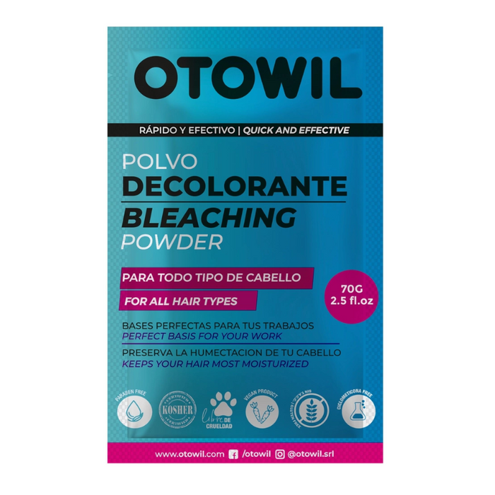 OTOWIL POLVO DECOLORANTE BLEACHING POWDER X 70GR - 30104