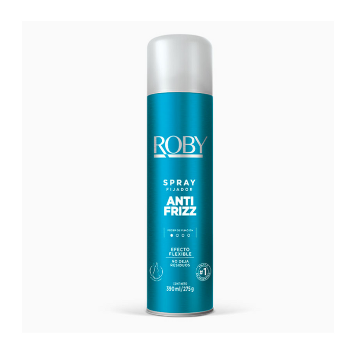 ROBY SPRAY FIJADOR ANTIFRIZZ NEW X 390 ML - 41474