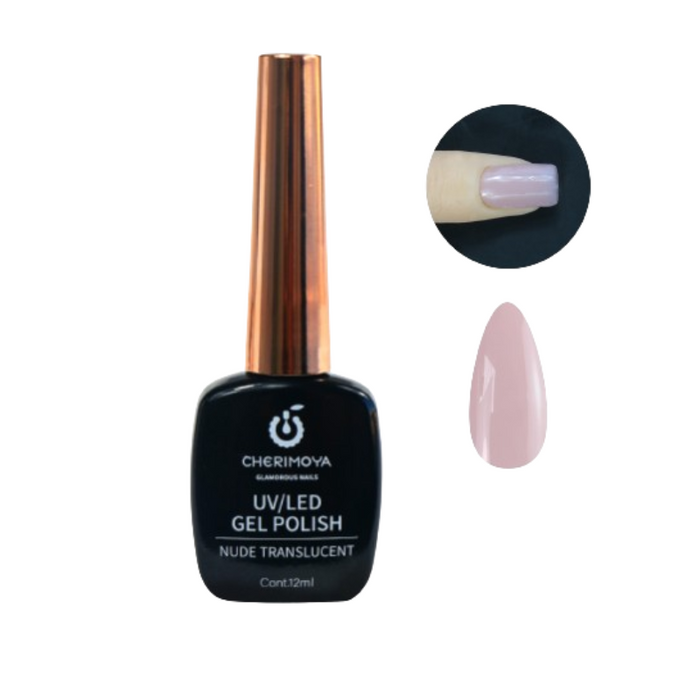 CHERIMOYA ESMALTE UV/LED SEMI COLOR NUDE TRANS. 014 (CH042-14)