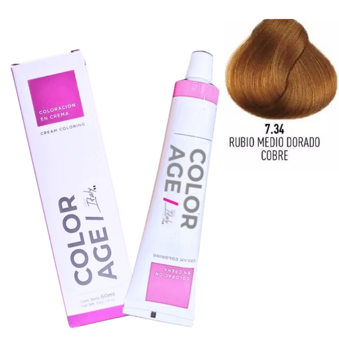 COLOR AGE COLORACION CREMA N 7.34  X 60 ML