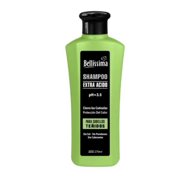 BELLISSIMA EXTRA ACIDO PH=3.5 SHAMPOO X 270 ML