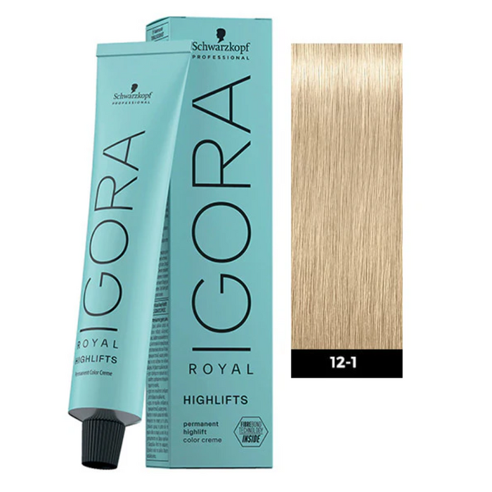 IGORA ROYAL HIGHLIFTS COLORACION 12-1 X 60 GRS