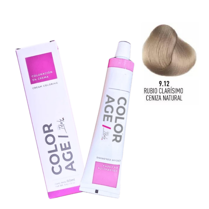 COLOR AGE COLORACION CREMA N 9.12  X 60 ML