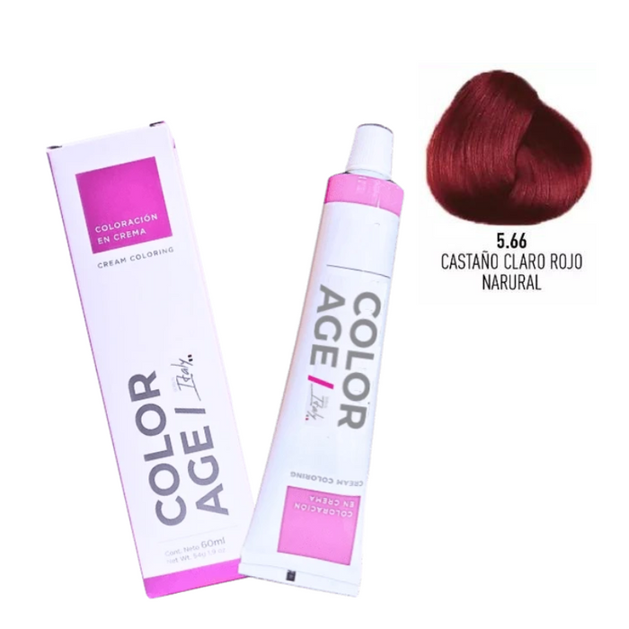 COLOR AGE COLORACION CREMA N 5.66  X 60 ML