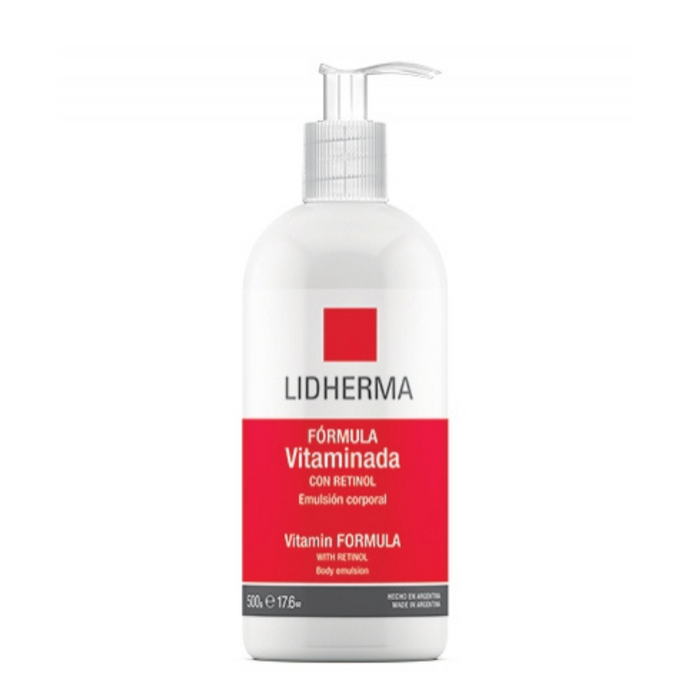 LIDHERMA FORMULA VITAMINADA CON RETINOL X 500 G CORP-0100