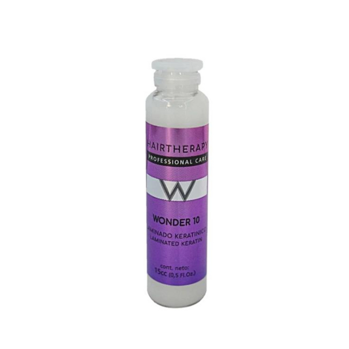 W HAIRTHERAPY LAMINADO KERATINICO WONDER 10 X 15 ML X UNID. 1073