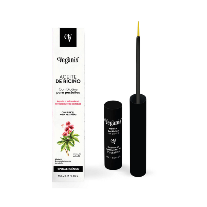 VEGANIS ACEITE DE RICINO PARA PESTAÑAS X 5 ML