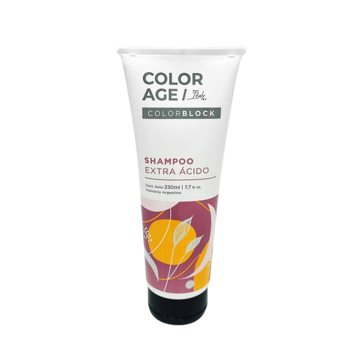 COLOR AGE COLOR BLOCK  SHAMPOO EXTRA  ACIDO X 230 ML CA6270