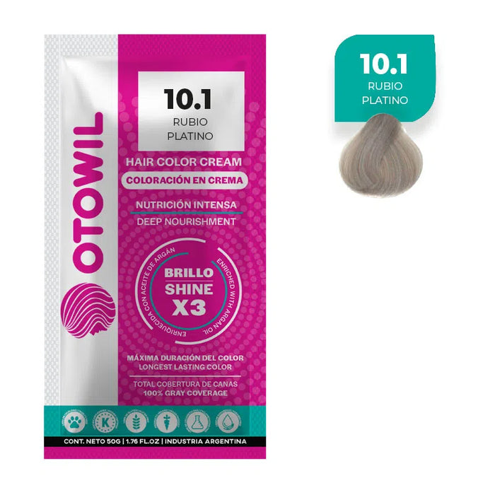 OTOWIL DOBLE KIT COLOR-ARGAN 10.1 RUBIO PLATINO