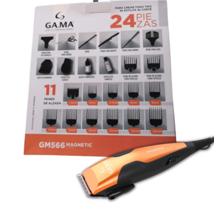 GAMA MAGNETIC CLIPPER GM566 24 PIEZAS
