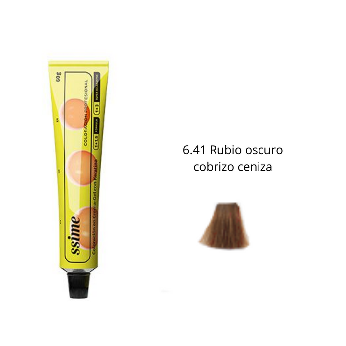 SSIME COLORACION CON KERATINA 6.41 X 60 GRS