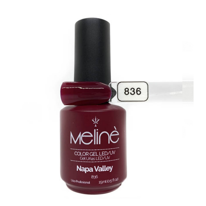 MELINE ESMALTE SEMIP.GEL LED/UV X 15 ML-836 NAPA VALLEY