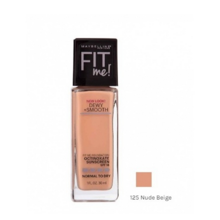 MB FITME BASE FLUIDA FOUNDATION CREAMY NUDE BEIGE 125