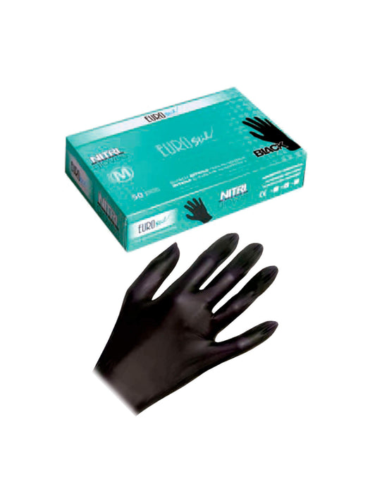 EUROSTIL GUANTES DE NITR.NEGRO X 20 UN.TALLE S(53711)