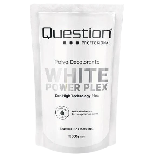 QUESTION POLVO DECOLORANTE WHITE POWER PLEX X 500 GRS..