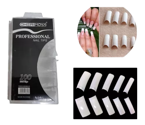 CHERIMOYA UÑAS TIPS X 100-02 BLANCO (30030-02)