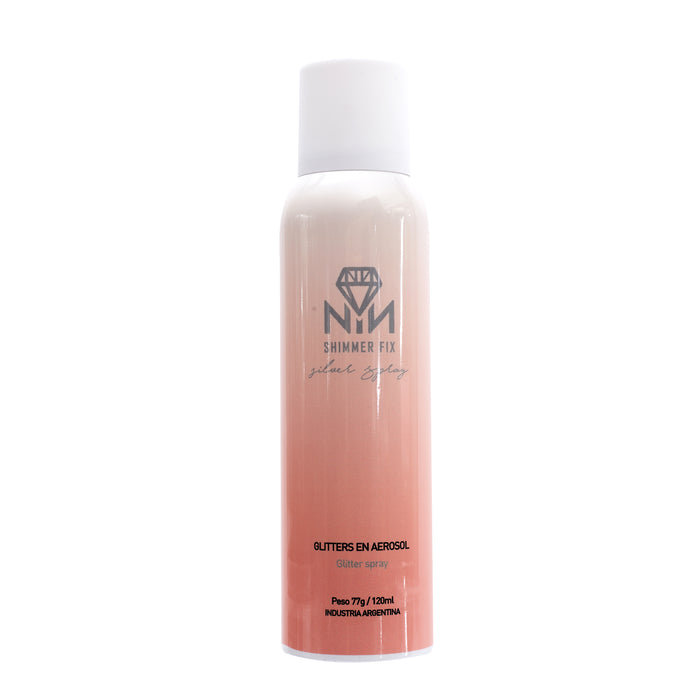 NATHACHA NINA GLITTERS EN AEROSOL SILVER X 77 GR